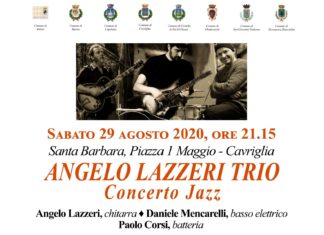 Cavriglia: Trio Jazz Angelo Lazzeri a Santa Barbara per “Terre d’Arezzo Music Festival”