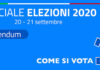 Referendum 2020: come si vota