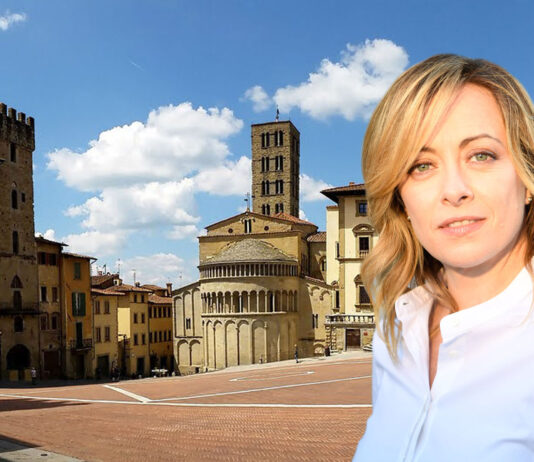 L’aperitivo di Fratelli d’Italia con Giorgia Meloni in Piazza Grande