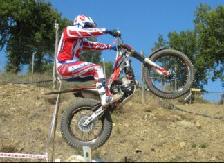 Petrangeli dà spettacolo nel Trofeo Centro-Sud di trial a Montevarchi