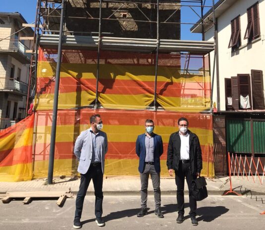 Al via un intervento manutentivo su un manufatto cabina elettrica in Via Ciuffenna a Terranuova