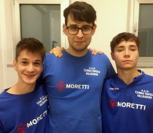 Vittoria combattuta per il Tennistavolo Valdarno a Siena