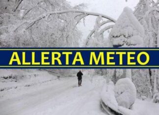 Nuova perturbazione in arrivo, codice giallo per pioggia e neve