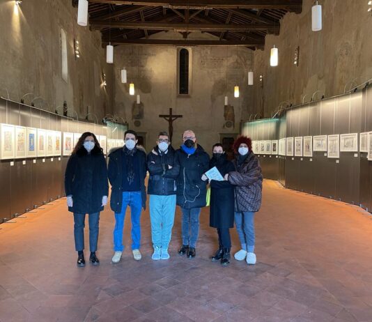 Vincenzo Trione in visita a San Giovanni Valdarno