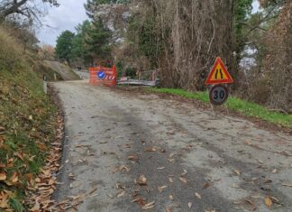 Montevarchi: proseguono i lavori lungo la strada comunale di Moncioni