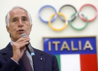 Il Presidente del Coni Giovanni Malagò benedice la realizzazione del velodromo a Montevarchi