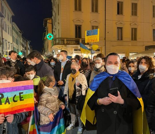 Marcia per la pace, oltre mille persone a San Giovanni Valdarno