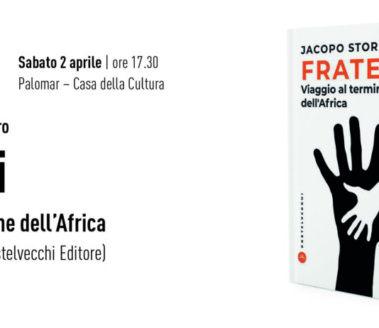 Jacopo Storni ospite a Palomar con il suo libro “Fratelli: Viaggio al termine dell’Africa”