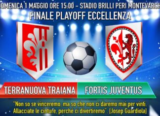Domenica la finale playoff girone C campionato di Eccellenza. Terranuova Traiana vs. Fortis Juventus