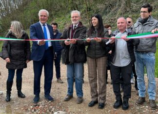 Mitigazione rischio idraulico, 1,3mln per Faella (Ar). L’inaugurazione con Giani e Monni