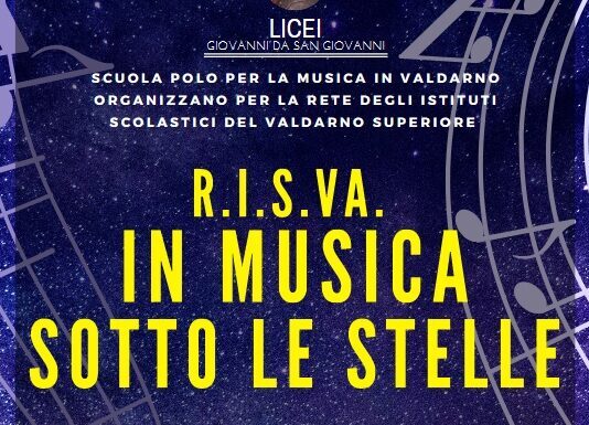 “R.i.s.Va in musica sotto le stelle”: sabato 18 giugno a San Giovanni Valdarno