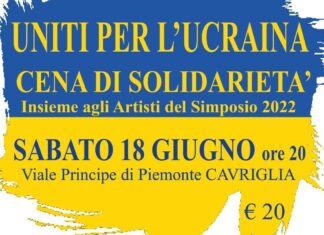 “Uniti per l’Ucraina”: una cena di solidarietà sabato 18 giugno a Cavriglia