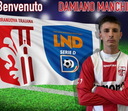 ASD Terranuova Traiana presenta il terzino Damiano Manchia
