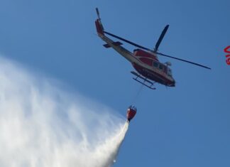 Incendio nei boschi di Capannole