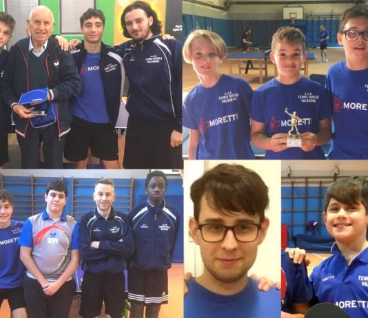 Il Tennistavolo Valdarno riparte con gli allenamenti