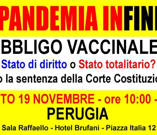 Pandemia in-finita, obbligo vaccinale, stato di diritto: il convegno di Cosau e Cosar