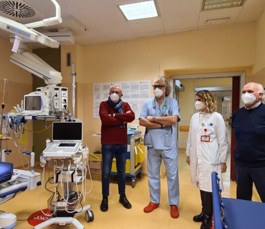 Nuove dotazioni per la stanza rossa dell’emergenza dell’ospedale San Donato