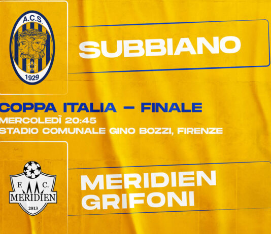 MM Subbiano vs Meridien Grifoni: domani la sfida al G. Bozzi di Firenze