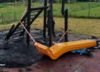Episodio di vandalismo in un parco pubblico ad Ambra