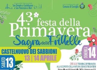 Castelnuovo dei Sabbioni: 43^ edizione della tradizionale “Festa della Primavera”