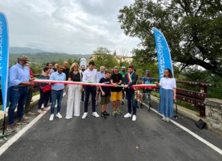 Inaugurato il ponte di Piantravigne in concomitanza con il passaggio della corsa ciclistica ‘La Marzocchina’
