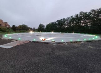 Conclusi i lavori all’elisuperficie dell’ospedale del Valdarno