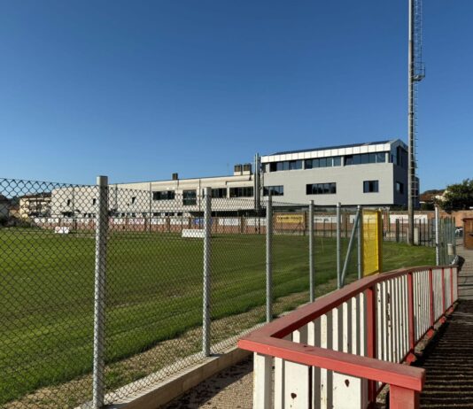 Completati i lavori allo stadio comunale Matteini con un investimento di 120 mila euro