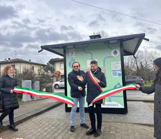 Inaugurato un nuovo fontanello a Terranuova Bracciolini