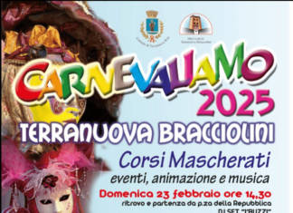 Carnevale a Terranuova Bracciolini, magia, colori e divertimento