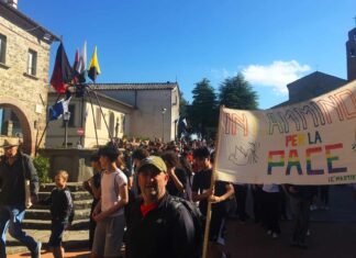 Alla Marcia della pace da Civitella a San Pancrazio oltre 200 studenti