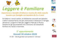 “Leggere è familiare”: il 30 ottobre ultimo appuntamento 2025