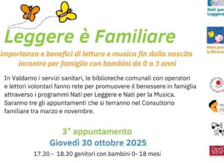 “Leggere è familiare”: il 30 ottobre ultimo appuntamento 2025
