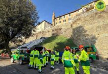 Esercitazione di protezione civile a Laterina Pergine Valdarno