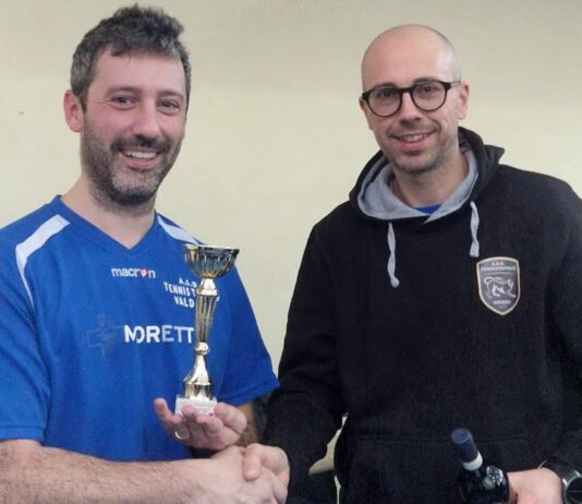 Tennistavolo Valdarno: Terzo posto per Claudio Zamponi ad Arezzo
