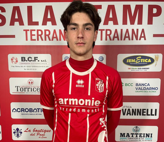 Terranuova Traiana: Fantoni in Rappresentativa Serie D