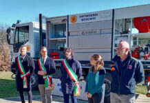 Inaugurazione della nuova autobotte per i Comuni del Pratomagno