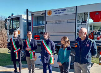 Inaugurazione della nuova autobotte per i Comuni del Pratomagno