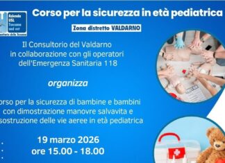 Corso gratuito per la sicurezza in età pediatrica alla Gruccia
