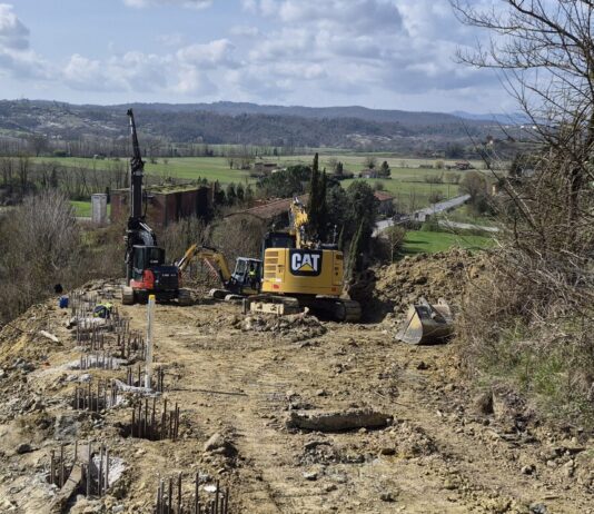 Laterina: in corso i lavori di consolidamento di Via San Rocco