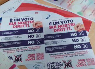 Reggello: approfittano di una conferenza per far propaganda al “No”