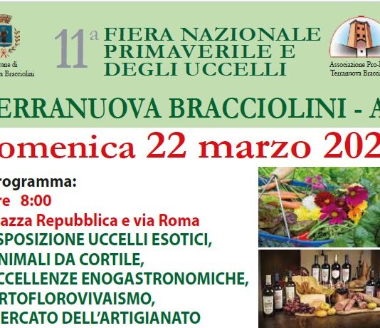 Terranuova Bracciolini: al via l’11esima Fiera nazionale degli uccelli