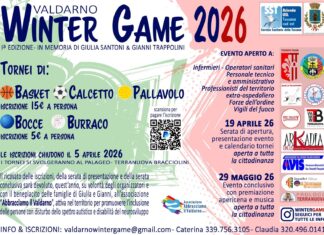 A Terranuova Bracciolini il “Valdarno Winter Game 2026”