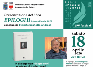 Laterina Pergine Valdarno: arriva il poeta Evaristo Seghetta Andreoli