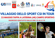 Laterina, in arrivo il Villaggio itinerante dello sport CSI in tour
