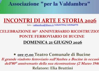 Bucine: anniversario della ricostruzione del viadotto di Bucine