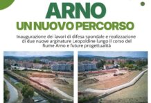 A San Giovanni Valdarno realizzato il nuovo tratto di difesa spondale dell’Arno
