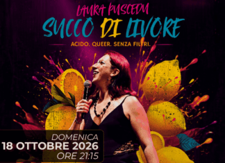 A San Giovanni arriva Laura Pusceddu con lo spettacolo Succo di livore