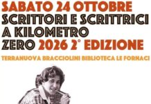 “Scrittori e scrittrici a kilometro zero”, sabato 24 ottobre alla biblioteca Le Fornaci